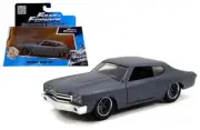 Jada Fast & Furious Movie 1:32 Dom's Chevy Chevelle SS Diecast Matt 97379 Grey
