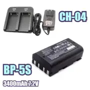 BP-5S 7.2V 3400mAh Electric Li-ion Battery Rechargeable With CH-04 Charger New