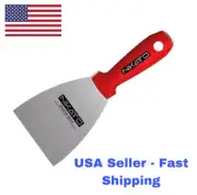 3" Flexible Putty Knife, Stainless Steel, Plastic Handle. (Choose Scraper)