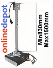 Projector Ceiling Mount Adjust Length 83-150cm 13kg White Colour