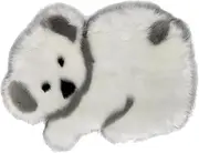 Fluffy Panda Koala Carpet, Cute Animal Shaped Rug Artificial Sheepskin Washable Anti Slip Carpet for Home Bedroom Living Room 60cmx90cm/87 (Color : Koala, Size : 60cm*90cm)