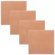 4 Sheets Copper Jewelry Sheets Copper Plate Metal Plates for DIY Projects Crafts