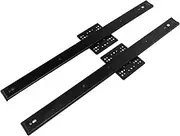 Pocket Door Slides with 20 Inch Slide, 35mm Width, 44lbs Load Bearing, Heavy Duty Side Mount, Ball Bearing, for Wall Cabinets, TV Cabinets, Concealed Doors