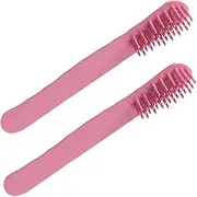 BESTYASH 2pcs Portable Wide Tooth Hair Styling Comb for Curly Hair Flexible Slap Bracelet Design Compact Combs for Easy the Go Use Fashionable Accessory for Women