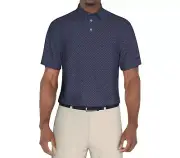 Ben Hogan Performance Men’s Geo Print Golf Polo Shirt, Size S NEW