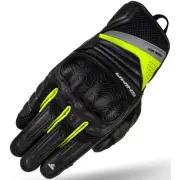 Rush Black Yellow Motorcycle Gloves