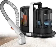 Portable Carpet Cleaner Machines，Handheld Spot Carpet Cleaner Machine with 2 Brush Head, 600W Stain & Spot Upholstery Cleaning Tool, for 150 Square Meters, 1.5 L Water Tank