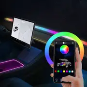 For Tesla Model3/Y Car Dashboard APP To Control Colorful Ambient Lights