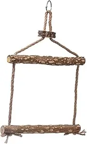 Abaodam Bird Perch Swing for Parrots and Birds Chewing Accessory Hanging Plaything for Bird Cage for Budgies Conures Lovebirds