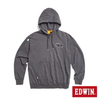 在飛比找momo購物網優惠-【EDWIN】男裝 星海圖騰寬連帽長袖T恤(暗灰色)