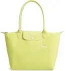 NEW LONGCHAMP Le Pliage Club Medium Small Shoulder Tote Yellow 100% AUTHENTIC