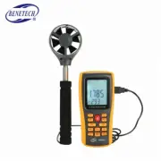 Anemometer Logger Wind Speed Air Flow Temperature Meter Tester Measures GM8902+