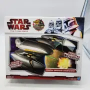 2009 NIB Hasbro Star Wars The Clone Wars General Grievous' Starfighter Vehicle