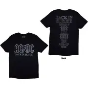AC/DC - Back In Black PWR-UP EU Tour '24 | Men's Black