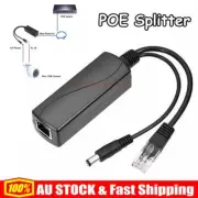 Active POE Splitter Adapter USB Power 48V to 12V Connector Cable Household Tool