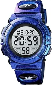 [Recalls] Kids Watch, Boy's Girl's Sports Digital Waterproof Outdoor Electrical Stopwatch with Alarm Kid Watches for Boys Girls