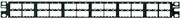Panduit CPP48HDWBLY 48-Port Flat High-Density Patch Panel, Black