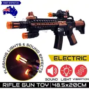 Children Toy Plastic Role Playing Police Army Electric Gun Game Rifle Gun AU