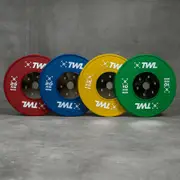 TWL - COMPETITION BUMPER PLATES FULL SET - PAIRS