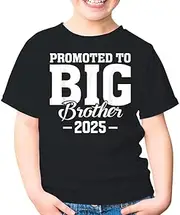 [Generic] Big Brother 2025 Finally Promoted to Big Brother Sister Unisex Kids Shirt Gift Boy Girl