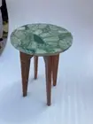 Round Agate Coffee Center Table Top/ Natural Agate Dining Table / Stone Side Top