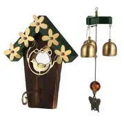 Japanese Wind Chime Chandelier Wind Chimes Brown Wind Chime Garden Hanging Ornaments Chinese Wind Bells Hanging Wind Chime