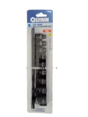 9 Pc 3/8 in. Drive SAE Bolt Extractor Socket Set Remove Stripped Nuts Painted