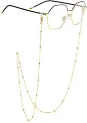 Glasses Chain, Eyeglass Strap For Women Sunglasses - 14K Gold *Gold Satellite