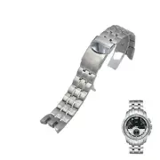 22mm Silver Color Steel Watch Bracelet For Swatch Irony Retrograde YRS406G