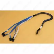 New Amphenol MiniSAS SFF-8087 to 4xSATA Cable 30in +SGPIO E65899 US-SameDayShip