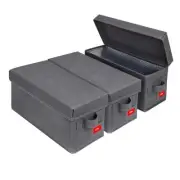 Upgrade CD Storage Box - Perfect CD Case Organizer - Stackable with CD-3PACK
