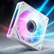 AsiaHorse ARGB PC Fan 120MM Reverse Blade RGB Case Fan 1 Pack [Infinity Mirror] [HDB] 1800RPM RGB Fan 5V 3PIN ARGB 12V 4PIN PWM 50000 Hours Lifespan Compatible with Asus Aura ASRock MSI RGB SYNC