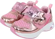 [Ground Up] Minnie Mouse Kids Sneakers Girls with Hook and Loop Closure