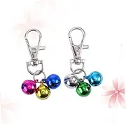 2pcs Mini Assorted Bells for Pet Dog Puppy Collar for Outdoor Activities Easy to Wear Random