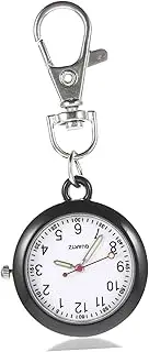 [RORPOIR] Nurse Watch Nurse Fob Watch Key Ring Watch Nurse Keychain Watch Nurse Clip-on Watches Doctor Watch Lapel Watch Clip on Pocket Nurse Badge Watch Kids Zinc Alloy Clock To Rotate Care