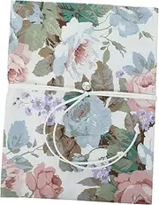 DOITOOL Fabric Book Cover Floral Book Sleeves School Book Covers Delicate Book Decor Stylish Book Sleeve Cloth Book Protector for Protective Safety Books Delicate School Stationery