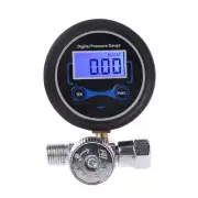 High-performance Pressure Gauge LED Display 1/4" Thread Easy Connection Durable-