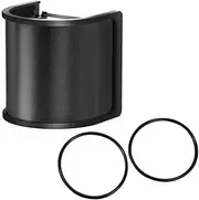 Tuperoymse Microphone Filter, Mic Screen with Metal Mesh and Foam Filter, Noise Shields Microphone Accessories