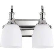 Quorum International 5011-2-62 Richmond Bathroom Vanity Light Polished Nickel
