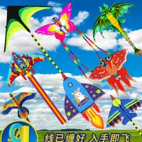 在飛比找樂天市場購物網優惠-風箏大人專用超大網紅創意個性新款卡通高檔大型風箏新手微風易飛