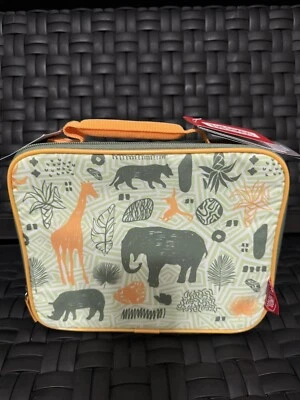 THERMOS GLOW IN THE DARK SOFT LUNCH BOX Dinosaur Bones Skeleton School Gift NWT