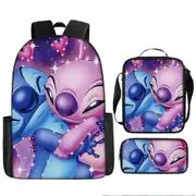 Stitch Backpack StarCraft Backpack Oxford Cloth Shoulder Bag Lunch Bag Pencil Bag 28-NMAOV