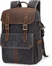 BLBMTCBCAG Retro Batik Waterproof Canvas Large Capacity Camera Video Backpack Travel Casual Mens DSLR Photography Shoulders Bag Tripod Case Camera protection