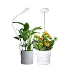 Planter Clip Gooseneck Full Spectrum 6000K Plant Light 48LED Small Indoor _sy