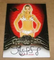 2015 Benchwarmer TIFFANY SELBY Signature RED BACK Black Auto PLAYBOY Playmate