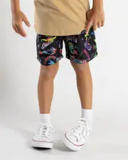[Sanction] Sanction Toddlers' Force Elastic Waist Shorts in Black 0 Black