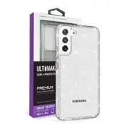 Samsung Galaxy S22 Plus Compatible Case Cover With Shockproof Ultimate Glitter - Transparent