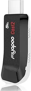 Miracast Dongle 4K & 5G, Wireless Wi-Fi HDMI Dongle Streaming for iPhone/iPad/Android/iOS/Window/Mac OS Laptop, Tablet, PC to HDTV/Monitor/Projector (Supports Miracast, DLNA, Airplay)