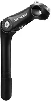 Zoom Quick Comfort Adjustable Stem - 110mm, 25.4 Clamp, Adjustable 80-150deg, 22