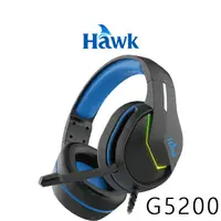 在飛比找蝦皮商城優惠-【Hawk 浩客】RGB 發光頭戴電競耳麥 G5200 耳機